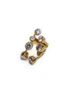 Χειροποίητο Δαχτυλίδι Opulence – Επίχρυσο