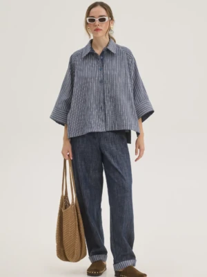 Πουκάμισο με τρουακάρ μανίκι