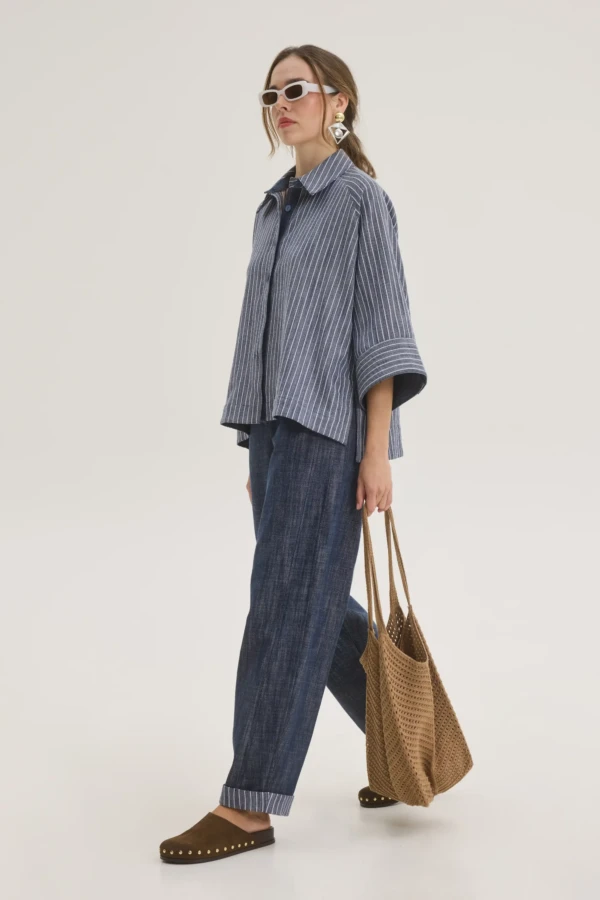 Πουκάμισο με τρουακάρ μανίκι