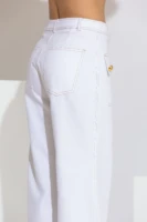 Τζιν παντελόνι καμπάνα λευκό