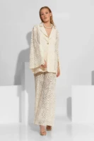 Oversized σακάκι σε πλεκτή δαντέλα