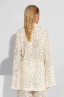 Oversized σακάκι σε πλεκτή δαντέλα