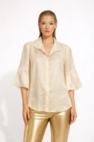 Πουκάμισο Tencel με βολάν