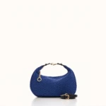 Christina Malle Blue Sport Halfmoon Bag