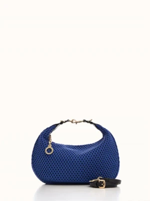 Christina Malle Blue Sport Halfmoon Bag