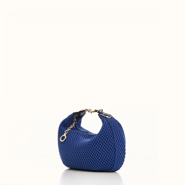 Christina Malle Blue Sport Halfmoon Bag