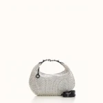 Christina Malle White Sport Halfmoon Bag