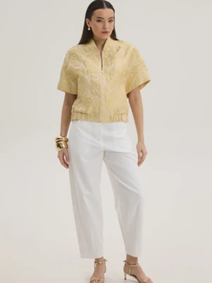 Παντελόνι σε slouchy γραμμή