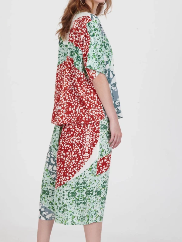 TERRAZZO cropped shirt