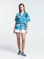 SALPARO cropped shirt