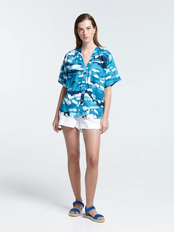 SALPARO cropped shirt