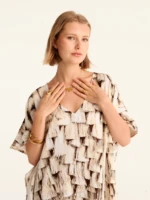 TASSELS maxi square caftan