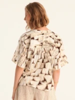 TASSELS cropped shirt