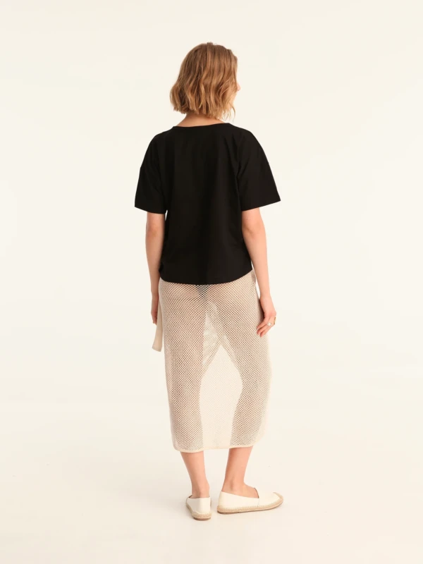 RINGS cropped t-shirt