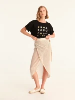RINGS cropped t-shirt