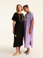MORE AMOR POR FAVOR loose belted dress