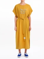 ALWAYS LATE loose belted dress