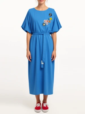 BORN TO SHOP loose belted dress