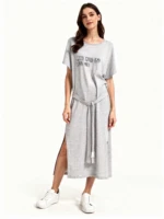 TOO A.M. loose belted dress