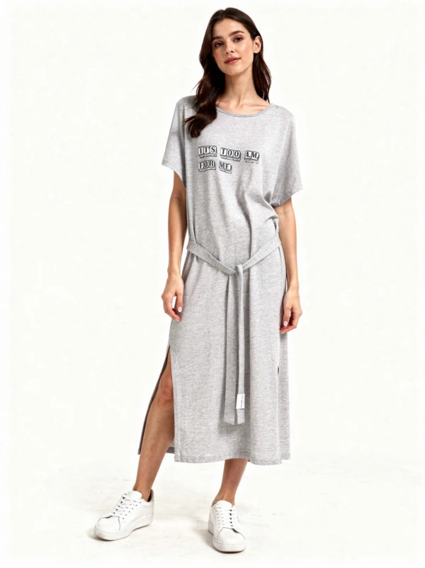 TOO A.M. loose belted dress