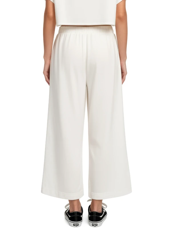 SERIAL CHILLER loose leg pants- off white