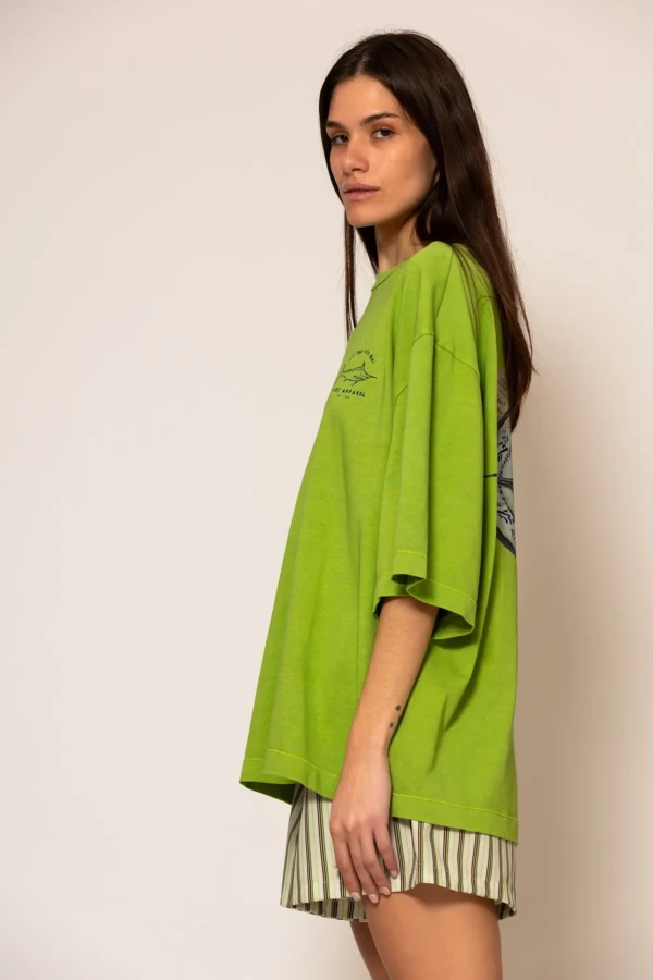 Loose fit T-shirt with logo print