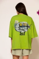Loose fit T-shirt with logo print