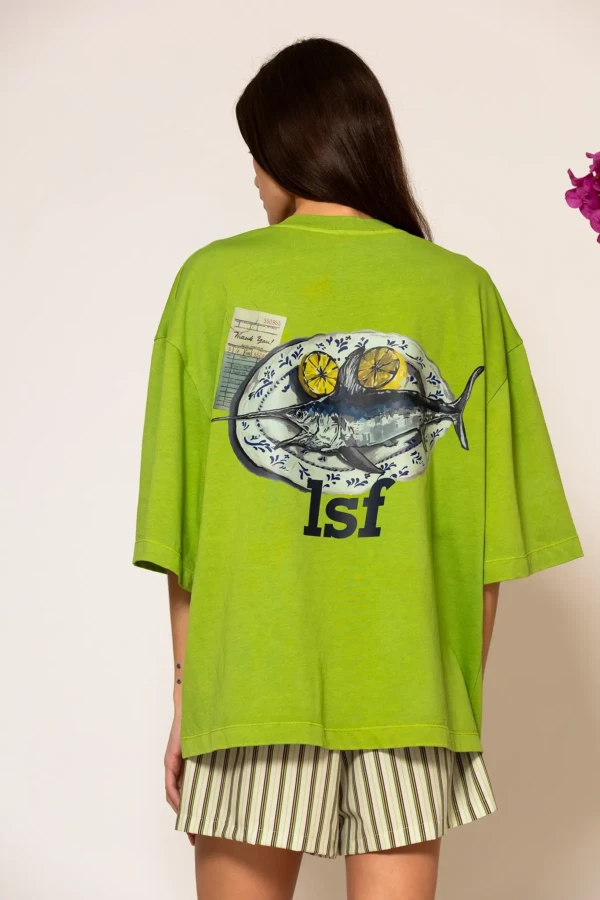 Loose fit T-shirt with logo print