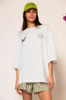 Loose fit T-shirt with logo print