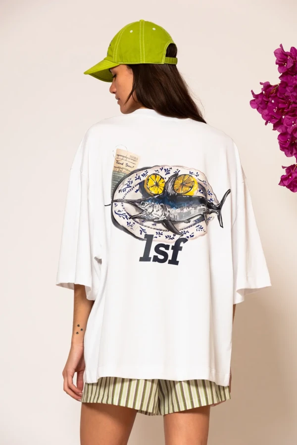 Loose fit T-shirt with logo print