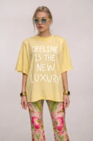 Butter Yellow Offline Oversized T-Shirt