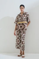Παντελόνι Cropped Ethnic