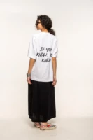 White If You Know Oversized T-Shirt