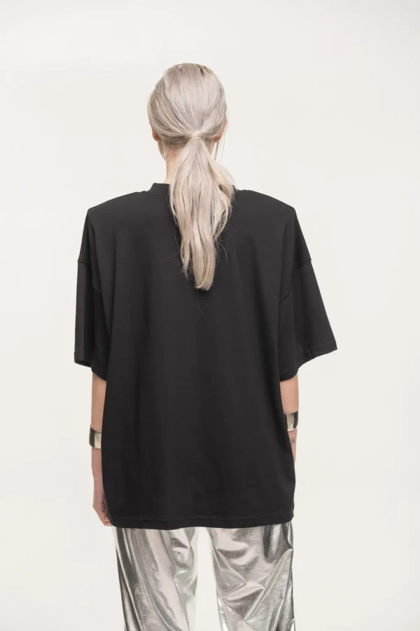Black Real Lies Oversized T-Shirt