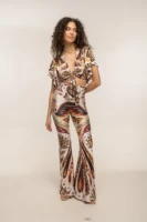 Boho Wings Flared Pants