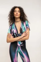 Liquid Mint Flared Pants