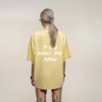 Butter Yellow If You Know Oversized T-Shirt