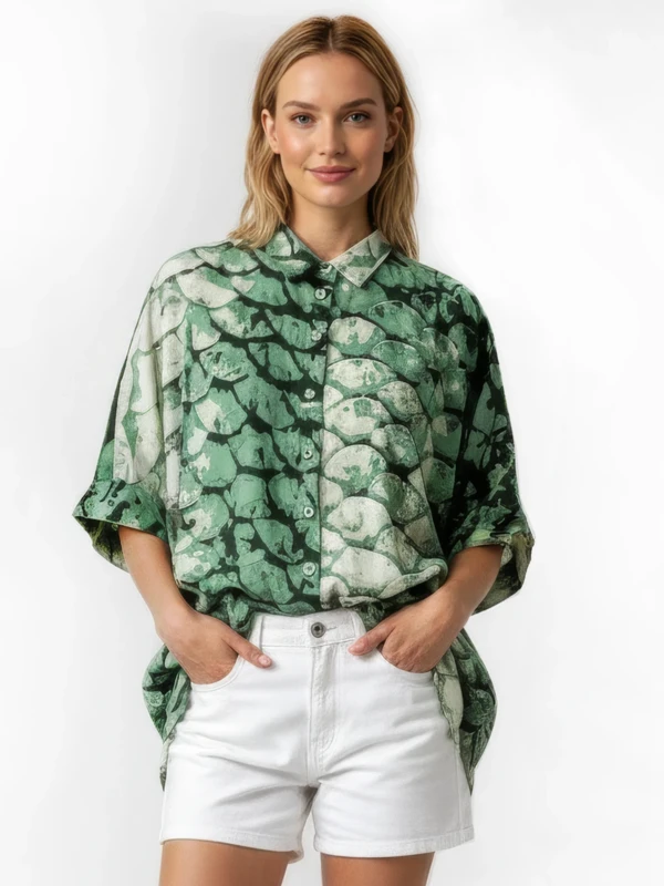 MERMAID boxy shirt