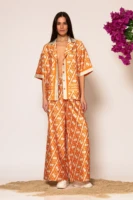 LSF Signature Print Wide Leg Pants