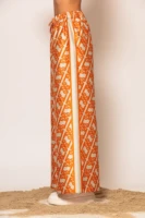LSF Signature Print Wide Leg Pants