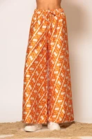 LSF Signature Print Wide Leg Pants