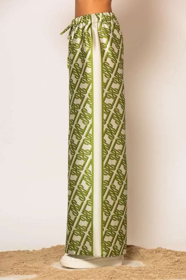 LSF Signature Print Wide Leg Pants