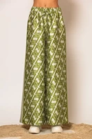LSF Signature Print Wide Leg Pants