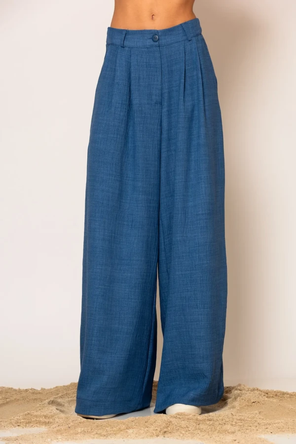 Pleated Wide leg pants