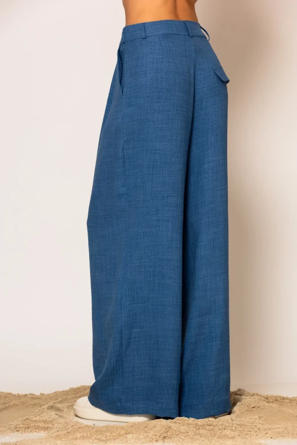 Pleated Wide leg pants