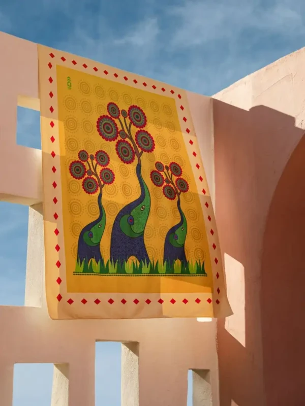 Elephants Garden • Beach Towel