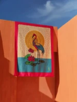 Heron Elegance • Beach Towel