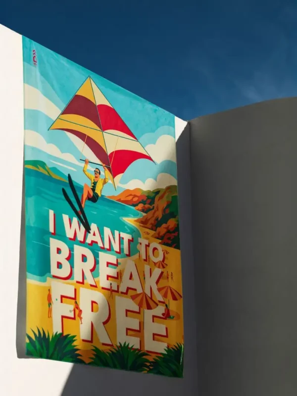 I Want To Break Free • Beach Towel