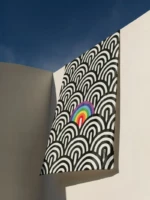Hello Rainbow • Beach Towel