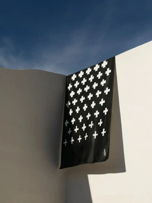 Mono Cross • Beach Towel